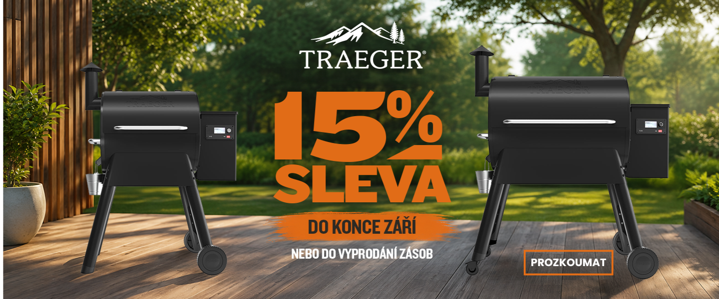 Traeger 15% CZ  do 30.9.